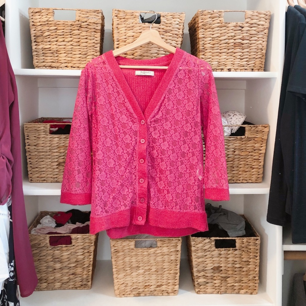 Pink sweater!